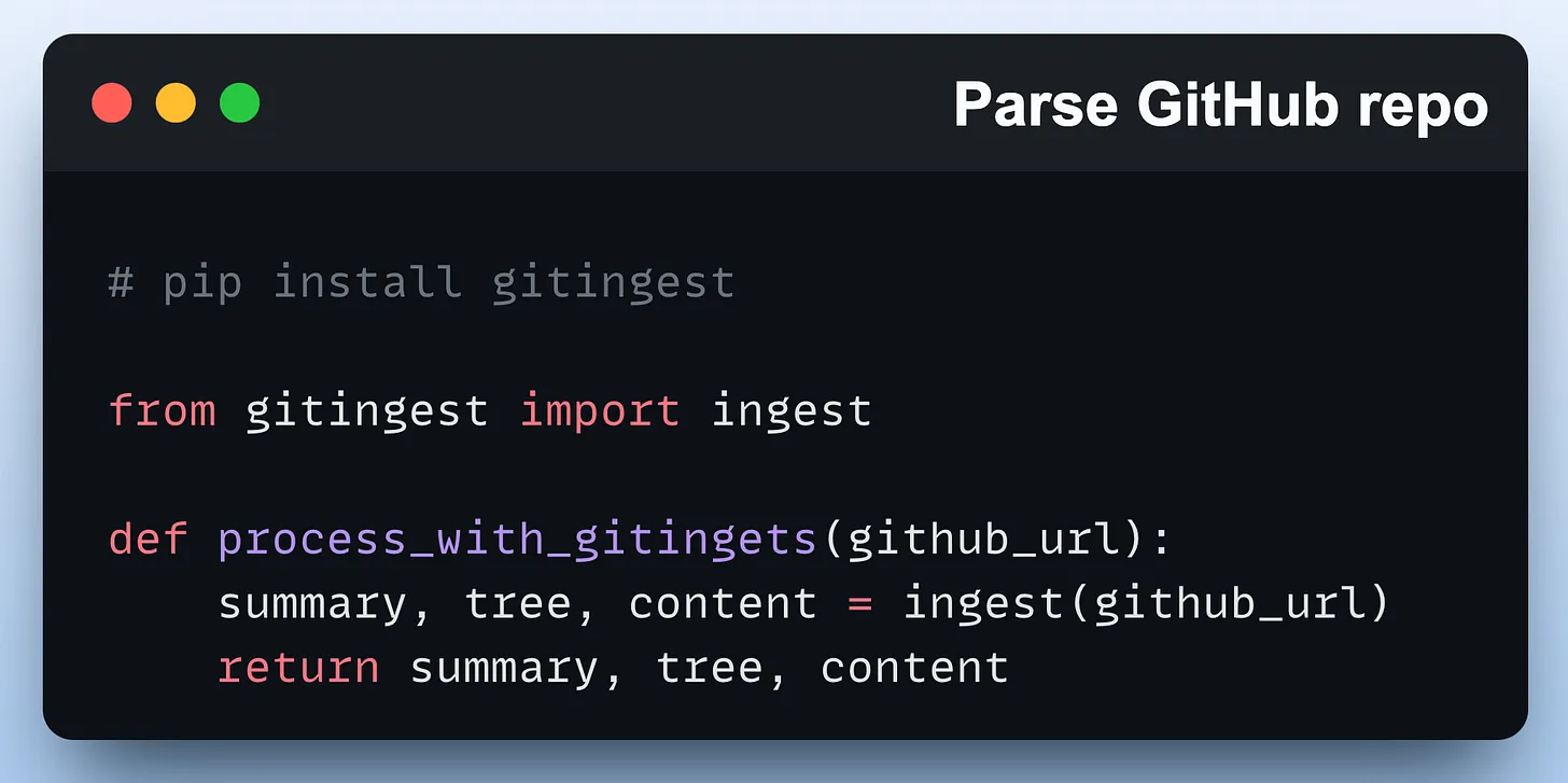 Parse Github Repo