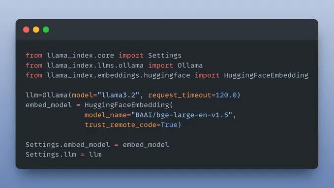 Set up llm model
